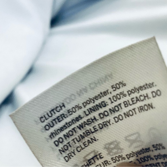 Aldo Rhinestone Fringe Evening Clutch - Picture 9 of 9